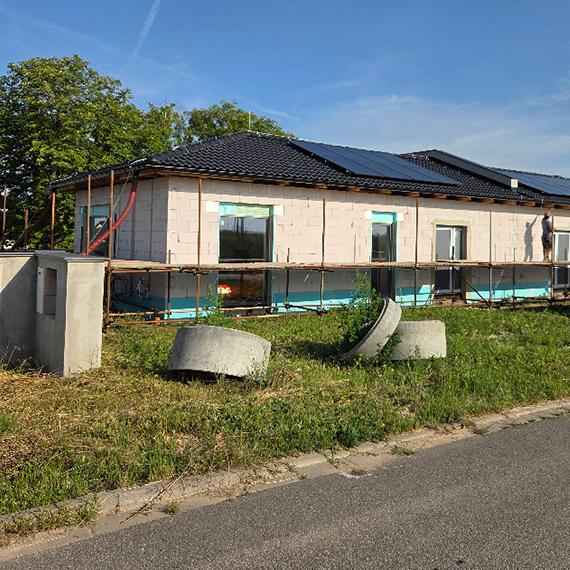 Výstavba 4 řadových RD - Dubany